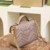 God Factory Gucci 𝐆𝐆 𝐌𝐚𝐫𝐦𝐨𝐧𝐭 𝐌𝐢𝐧𝐢 547260 21*15.5*8𝙘𝙢 Milk Tea Color