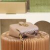 God Factory Gucci 𝐆𝐆 𝐌𝐚𝐫𝐦𝐨𝐧𝐭 𝐌𝐢𝐧𝐢 547260 21*15.5*8𝙘𝙢 Milk Tea Color