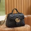 God Factory Gucci 𝐆𝐆 𝐌𝐚𝐫𝐦𝐨𝐧𝐭 𝐌𝐢𝐧𝐢 547260 21*15.5*8𝙘𝙢 Black