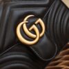 God Factory Gucci 𝐆𝐆 𝐌𝐚𝐫𝐦𝐨𝐧𝐭 𝐌𝐢𝐧𝐢 547260 21*15.5*8𝙘𝙢 Black