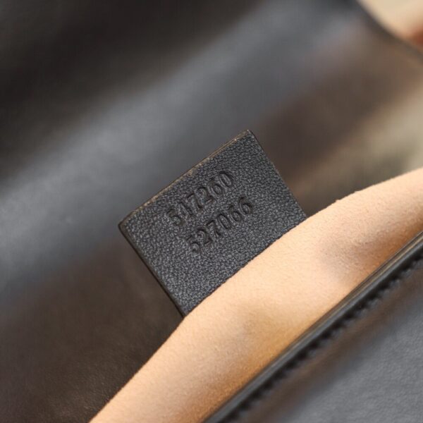 God Factory Gucci 𝐆𝐆 𝐌𝐚𝐫𝐦𝐨𝐧𝐭 𝐌𝐢𝐧𝐢 547260 21*15.5*8𝙘𝙢 Black