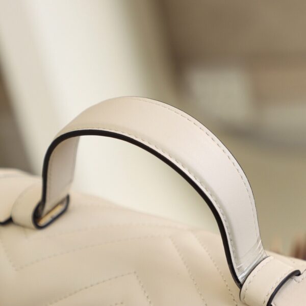 God Factory Gucci White 𝐆𝐆 𝐌𝐚𝐫𝐦𝐨𝐧𝐭 498110 Size 27*19*10.5𝙘𝙢