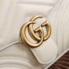 God Factory Gucci White 𝐆𝐆 𝐌𝐚𝐫𝐦𝐨𝐧𝐭 498110 Size 27*19*10.5𝙘𝙢