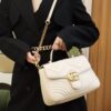 God Factory Gucci White 𝐆𝐆 𝐌𝐚𝐫𝐦𝐨𝐧𝐭 498110 Size 27*19*10.5𝙘𝙢