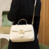 God Factory Gucci White 𝐆𝐆 𝐌𝐚𝐫𝐦𝐨𝐧𝐭 498110 Size 27*19*10.5𝙘𝙢