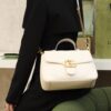 God Factory Gucci White 𝐆𝐆 𝐌𝐚𝐫𝐦𝐨𝐧𝐭 498110 Size 27*19*10.5𝙘𝙢