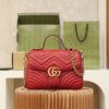 God Factory Gucci Red 𝐆𝐆 𝐌𝐚𝐫𝐦𝐨𝐧𝐭 498110 Size 27*19*10.5𝙘𝙢