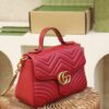 God Factory Gucci Red 𝐆𝐆 𝐌𝐚𝐫𝐦𝐨𝐧𝐭 498110 Size 27*19*10.5𝙘𝙢