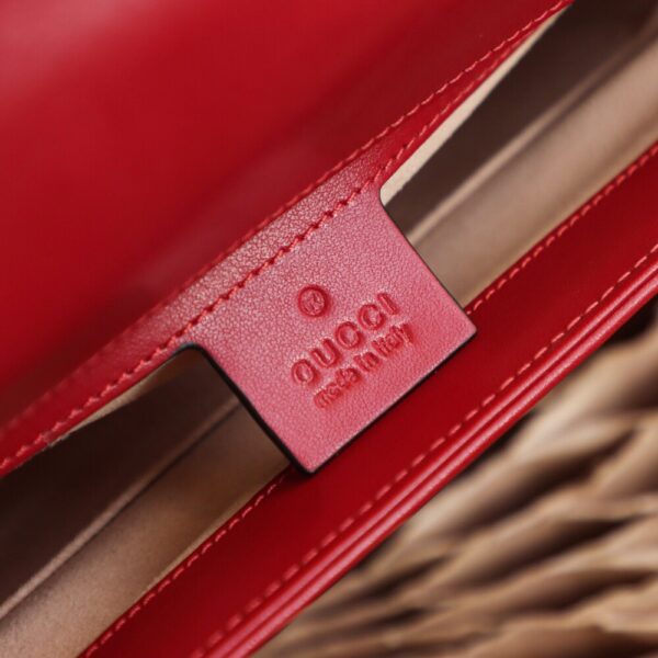 God Factory Gucci Red 𝐆𝐆 𝐌𝐚𝐫𝐦𝐨𝐧𝐭 498110 Size 27*19*10.5𝙘𝙢