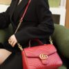 God Factory Gucci Red 𝐆𝐆 𝐌𝐚𝐫𝐦𝐨𝐧𝐭 498110 Size 27*19*10.5𝙘𝙢
