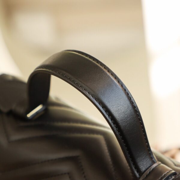God Factory Gucci Black 𝐆𝐆 𝐌𝐚𝐫𝐦𝐨𝐧𝐭 498110 Size 27*19*10.5𝙘𝙢