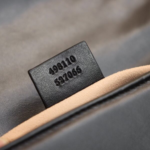 God Factory Gucci Black 𝐆𝐆 𝐌𝐚𝐫𝐦𝐨𝐧𝐭 498110 Size 27*19*10.5𝙘𝙢