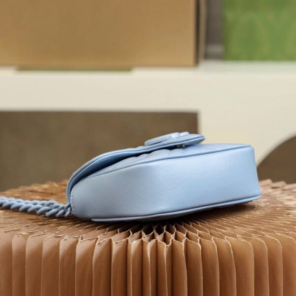 God Factory Gucci 𝐆𝐆 𝐌𝐚𝐫𝐦𝐨𝐧𝐭 Blue 699757 Size 16.5*10*5cm