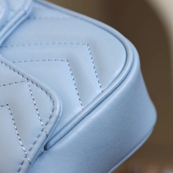 God Factory Gucci 𝐆𝐆 𝐌𝐚𝐫𝐦𝐨𝐧𝐭 Blue 699757 Size 16.5*10*5cm