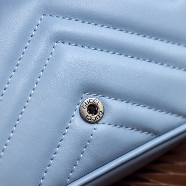 God Factory Gucci 𝐆𝐆 𝐌𝐚𝐫𝐦𝐨𝐧𝐭 Blue 699757 Size 16.5*10*5cm