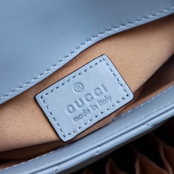 God Factory Gucci 𝐆𝐆 𝐌𝐚𝐫𝐦𝐨𝐧𝐭 Blue 699757 Size 16.5*10*5cm