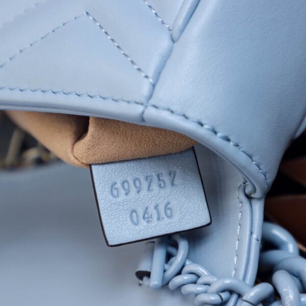God Factory Gucci 𝐆𝐆 𝐌𝐚𝐫𝐦𝐨𝐧𝐭 Blue 699757 Size 16.5*10*5cm