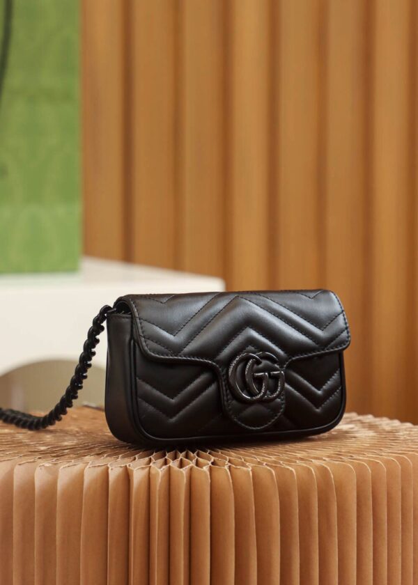 God Factory Gucci 𝐆𝐆 𝐌𝐚𝐫𝐦𝐨𝐧𝐭 Blue 699757 Size 16.5*10*5cm
