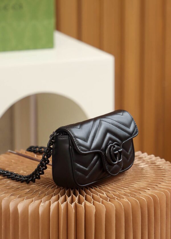 God Factory Gucci 𝐆𝐆 𝐌𝐚𝐫𝐦𝐨𝐧𝐭 Blue 699757 Size 16.5*10*5cm