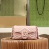 God Factory Gucci 𝐆𝐆 𝐌𝐚𝐫𝐦𝐨𝐧𝐭 Pink 699757 Size 16.5*10*5cm