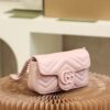 God Factory Gucci 𝐆𝐆 𝐌𝐚𝐫𝐦𝐨𝐧𝐭 Pink 699757 Size 16.5*10*5cm