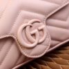 God Factory Gucci 𝐆𝐆 𝐌𝐚𝐫𝐦𝐨𝐧𝐭 Pink 699757 Size 16.5*10*5cm