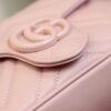 God Factory Gucci 𝐆𝐆 𝐌𝐚𝐫𝐦𝐨𝐧𝐭 Pink 699757 Size 16.5*10*5cm