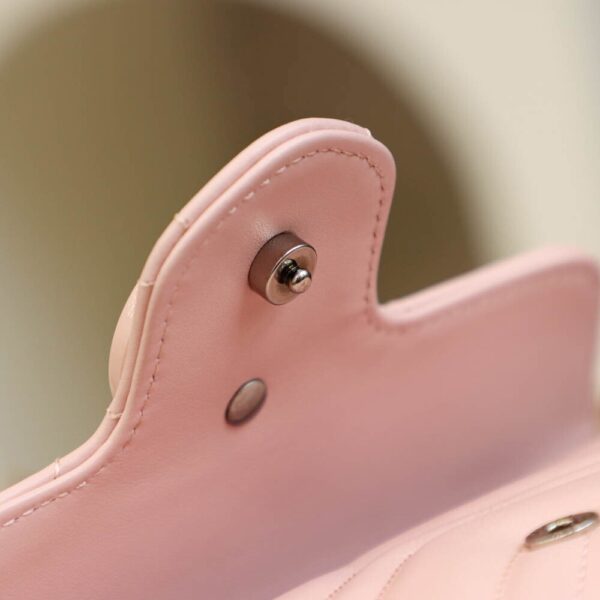 God Factory Gucci 𝐆𝐆 𝐌𝐚𝐫𝐦𝐨𝐧𝐭 Pink 699757 Size 16.5*10*5cm