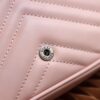 God Factory Gucci 𝐆𝐆 𝐌𝐚𝐫𝐦𝐨𝐧𝐭 Pink 699757 Size 16.5*10*5cm