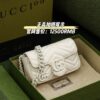 God Factory Gucci 𝐆𝐆 𝐌𝐚𝐫𝐦𝐨𝐧𝐭 White 699757 Size 16.5*10*5cm