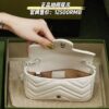 God Factory Gucci 𝐆𝐆 𝐌𝐚𝐫𝐦𝐨𝐧𝐭 White 699757 Size 16.5*10*5cm