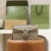 God Factory Gucci 𝘿𝙞𝙤𝙣𝙮𝙨𝙪𝙨 𝙂𝙂 Khaki 499623 Size 25*15*8cm