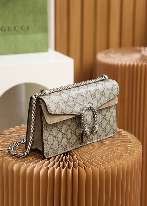 God Factory Gucci 𝘿𝙞𝙤𝙣𝙮𝙨𝙪𝙨 𝙂𝙂 Khaki 499623 Size 25*15*8cm