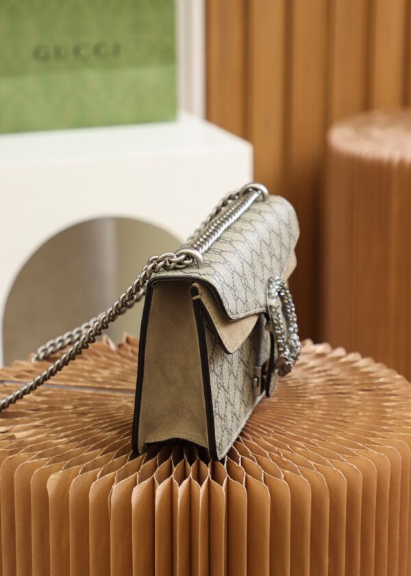 God Factory Gucci 𝘿𝙞𝙤𝙣𝙮𝙨𝙪𝙨 𝙂𝙂 Khaki 499623 Size 25*15*8cm