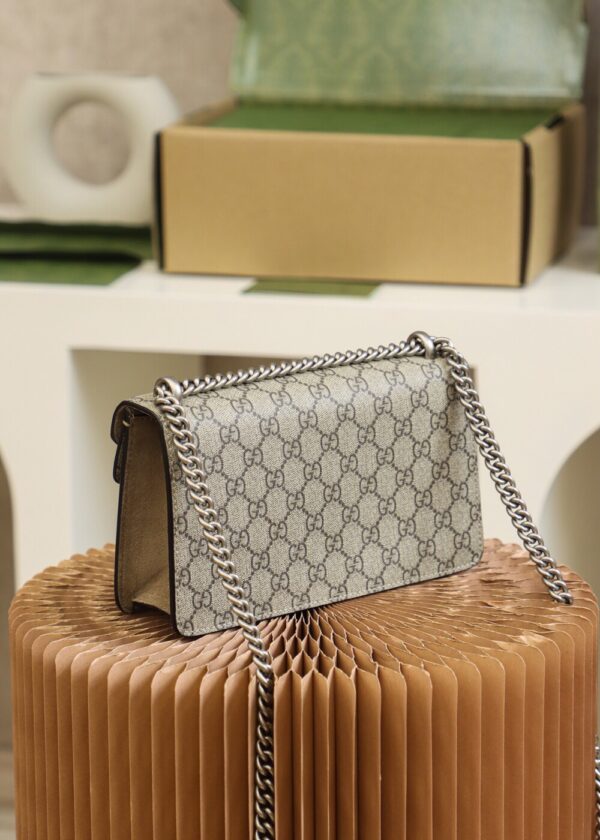 God Factory Gucci 𝘿𝙞𝙤𝙣𝙮𝙨𝙪𝙨 𝙂𝙂 Khaki 499623 Size 25*15*8cm