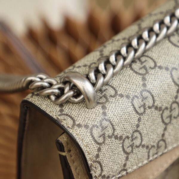 God Factory Gucci 𝘿𝙞𝙤𝙣𝙮𝙨𝙪𝙨 𝙂𝙂 Khaki 499623 Size 25*15*8cm