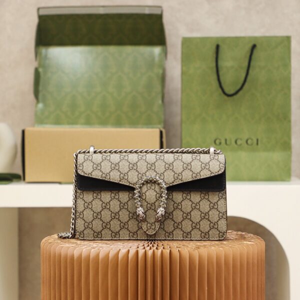 God Factory Gucci 𝘿𝙞𝙤𝙣𝙮𝙨𝙪𝙨 𝙂𝙂 Black 499623 Size 25*15*8cm