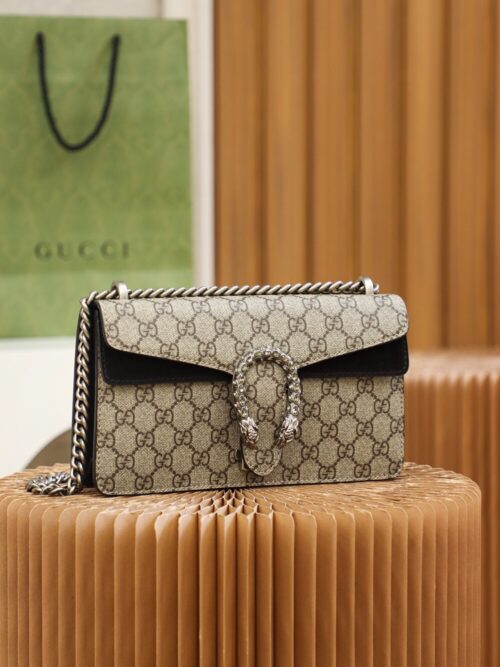 God Factory Gucci 𝘿𝙞𝙤𝙣𝙮𝙨𝙪𝙨 𝙂𝙂 Black 499623 Size 25*15*8cm