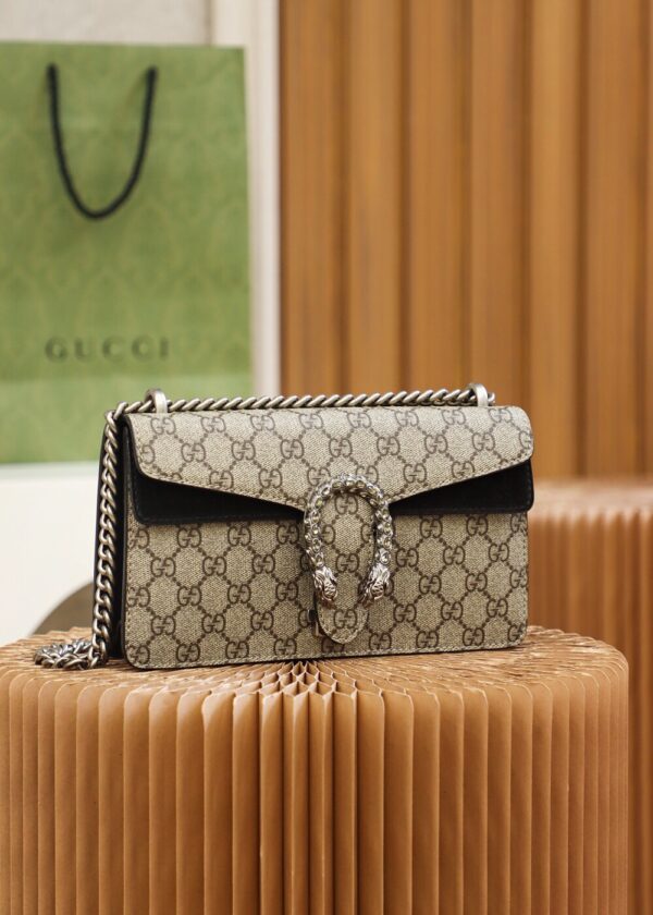 God Factory Gucci 𝘿𝙞𝙤𝙣𝙮𝙨𝙪𝙨 𝙂𝙂 Black 499623 Size 25*15*8cm