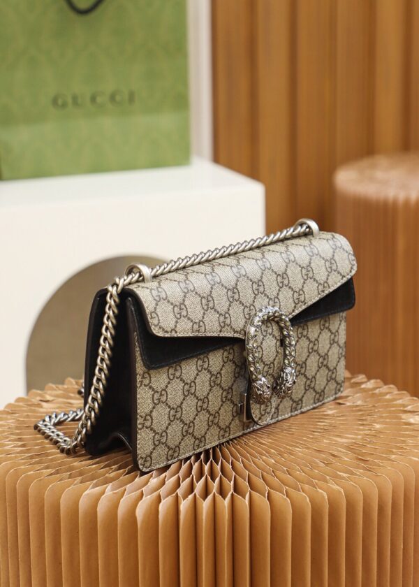 God Factory Gucci 𝘿𝙞𝙤𝙣𝙮𝙨𝙪𝙨 𝙂𝙂 Black 499623 Size 25*15*8cm
