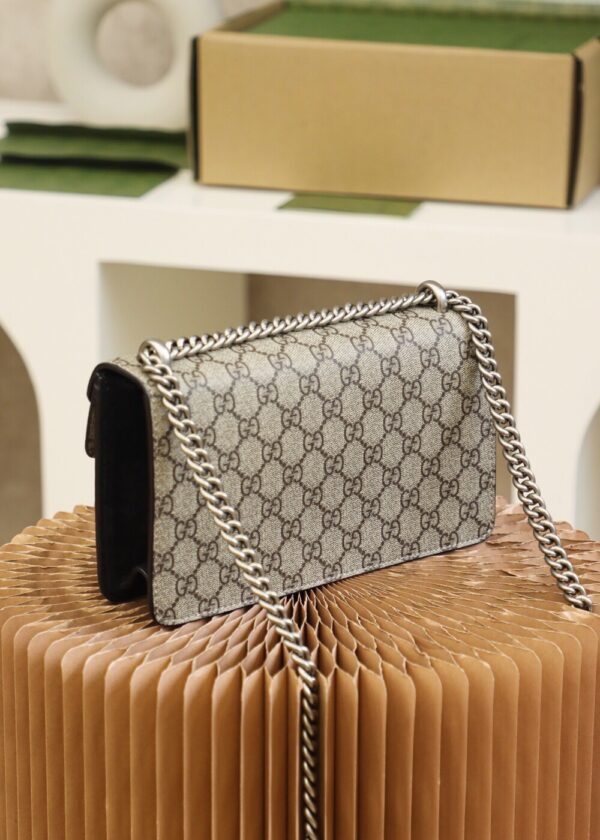 God Factory Gucci 𝘿𝙞𝙤𝙣𝙮𝙨𝙪𝙨 𝙂𝙂 Black 499623 Size 25*15*8cm