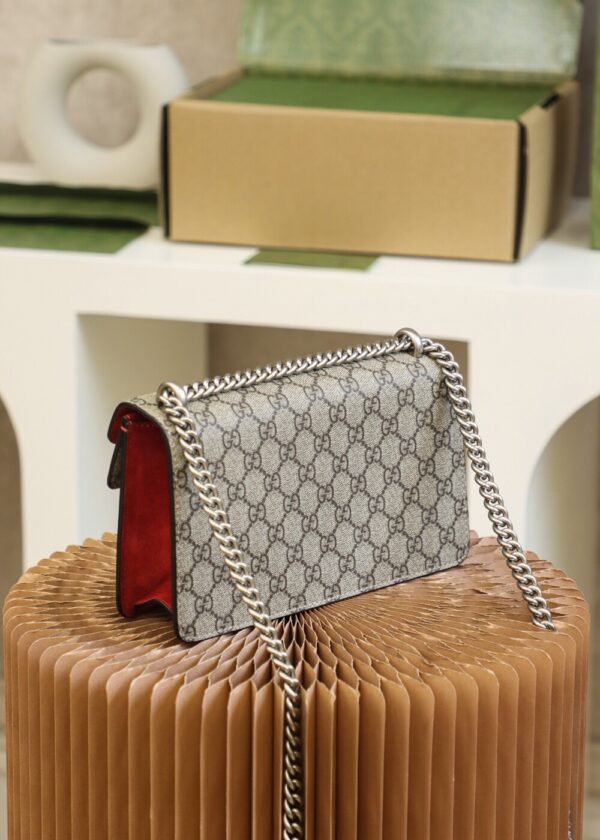 God Factory Gucci 𝘿𝙞𝙤𝙣𝙮𝙨𝙪𝙨 𝙂𝙂 Red 499623 Size 25*15*8cm
