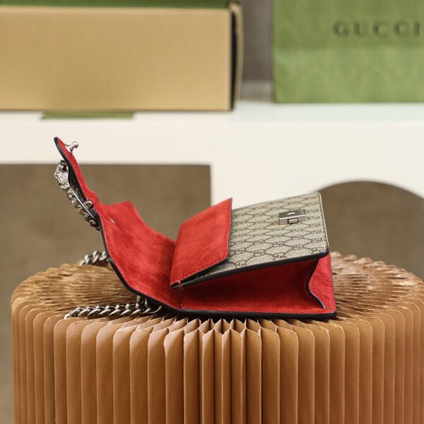 God Factory Gucci 𝘿𝙞𝙤𝙣𝙮𝙨𝙪𝙨 𝙂𝙂 Red 499623 Size 25*15*8cm