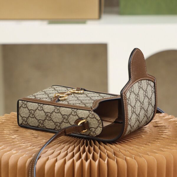 God Factory Gucci 1995 Series Mobile Phone Case Brown Size 11.5*17*4cm