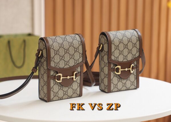 God Factory Gucci 1995 Series Mobile Phone Case Brown Size 11.5*17*4cm