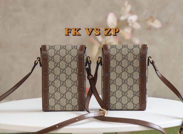 God Factory Gucci 1995 Series Mobile Phone Case Brown Size 11.5*17*4cm