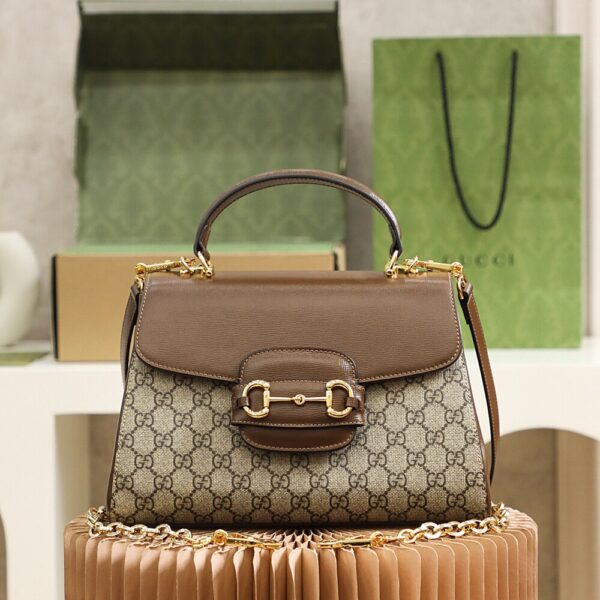 God Factory Gucci 𝐇𝐨𝐫𝐬𝐞𝐛𝐢𝐭 𝟏𝟗𝟗𝟓 Medium 702049 Size 29*20*13cm