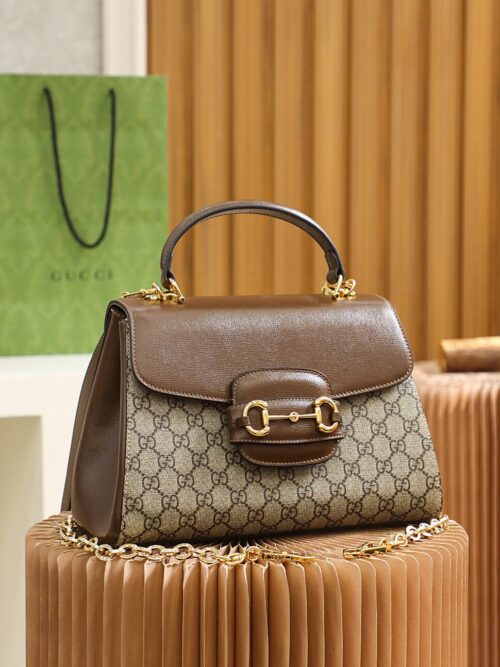 God Factory Gucci 𝐇𝐨𝐫𝐬𝐞𝐛𝐢𝐭 𝟏𝟗𝟗𝟓 Medium 702049 Size 29*20*13cm