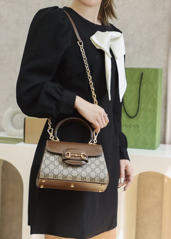 God Factory Gucci 𝐇𝐨𝐫𝐬𝐞𝐛𝐢𝐭 𝟏𝟗𝟗𝟓 Small 703848 Size 22*16*10.5cm