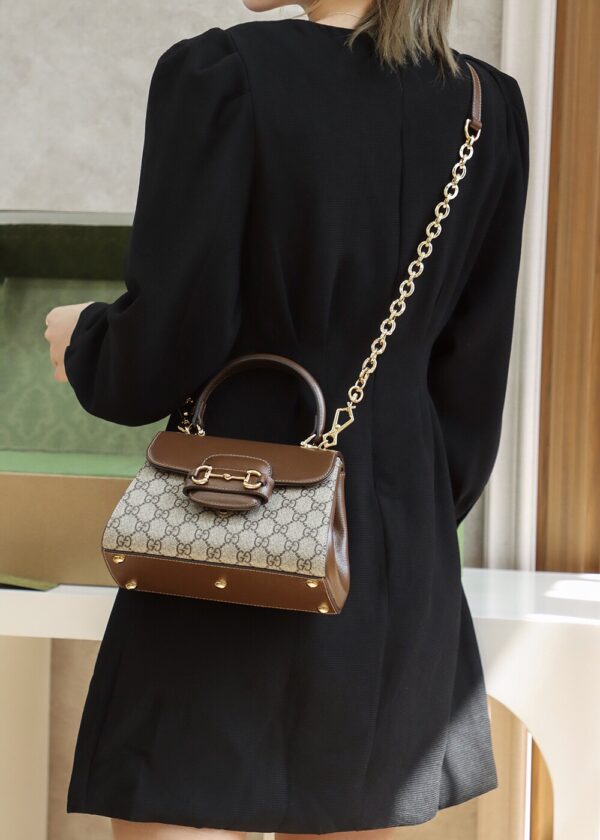 God Factory Gucci 𝐇𝐨𝐫𝐬𝐞𝐛𝐢𝐭 𝟏𝟗𝟗𝟓 Small 703848 Size 22*16*10.5cm